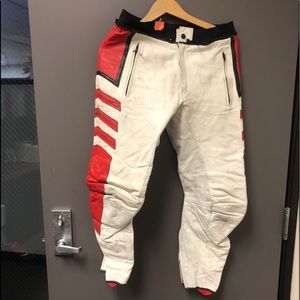 Motorcycle Racing Outfit, leather jacket & pants